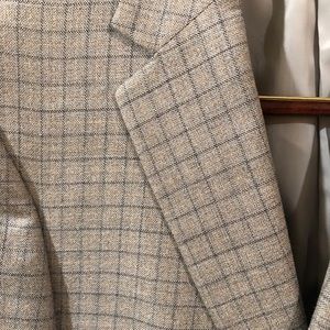40R Grey Check Hart Schaffner Marx Blazer